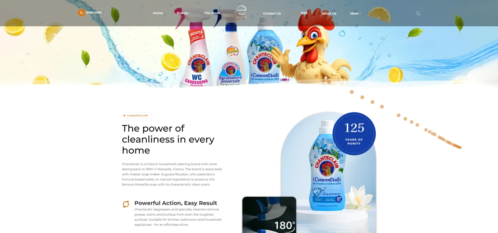 Evelin 2011 customer-facing product catalogue and distribution website